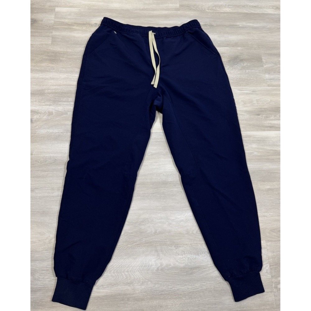 FIGS Tansen Jogger Scrub Pants Men's Navy Blue Technical Collection Size XL